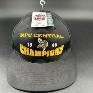 Vintage NFC Central 1998 Champions Snapback hat cap vtg